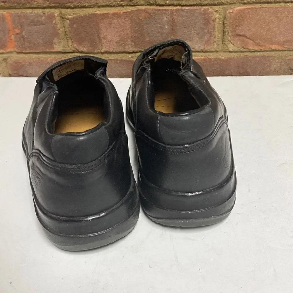 RED WING Steel Toe Slip-On Electrical Hazard Black Leather Loafer Size 8